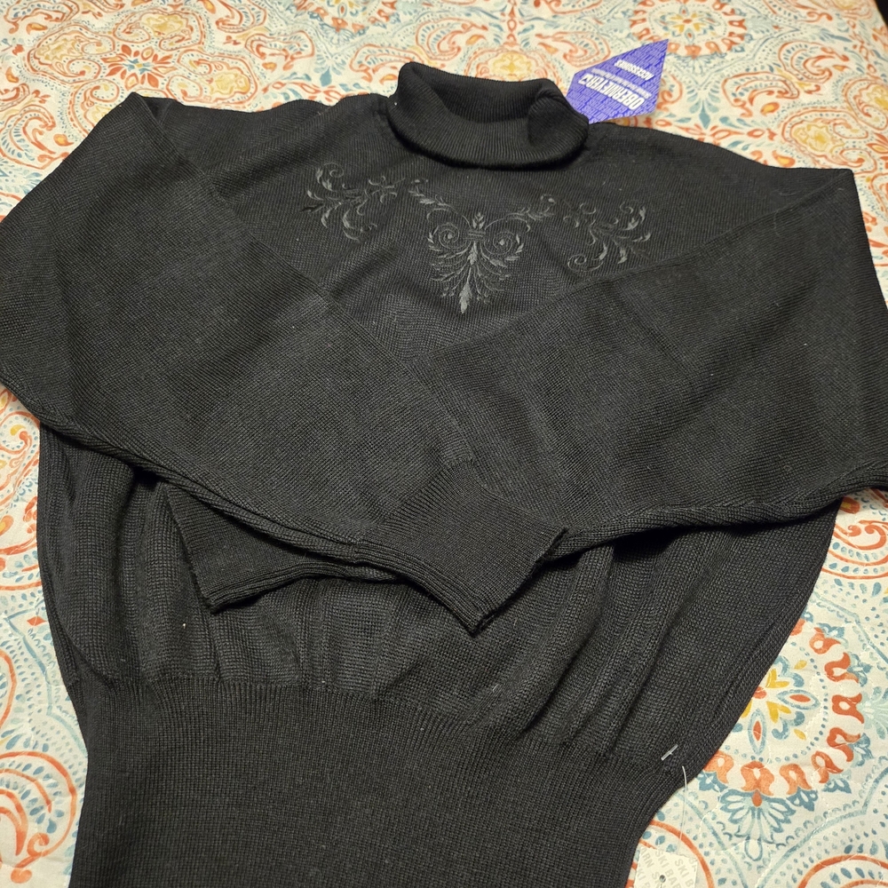 Obermeyer Black Turtleneck Sweater